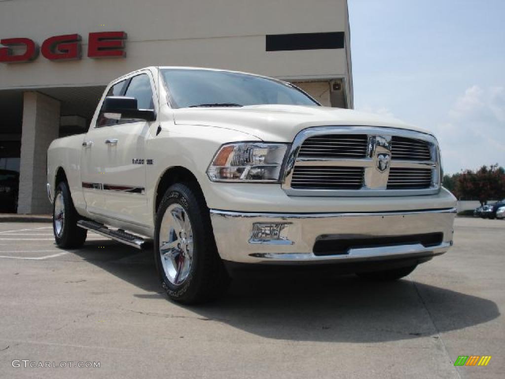 2010 Ram 1500 Big Horn Quad Cab 4x4 - Stone White / Dark Slate/Medium Graystone photo #1