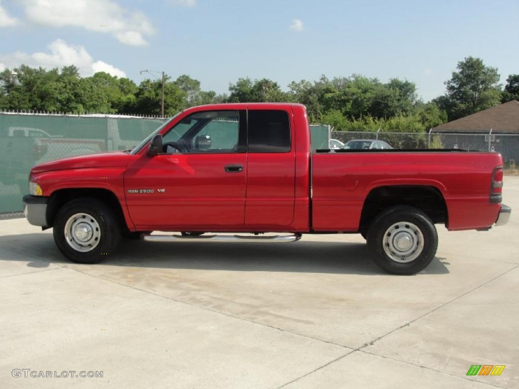 2001 Ram 2500 ST Quad Cab - Flame Red / Agate photo #6