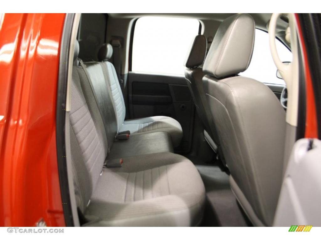 2008 Ram 1500 SXT Quad Cab 4x4 - Flame Red / Medium Slate Gray photo #33
