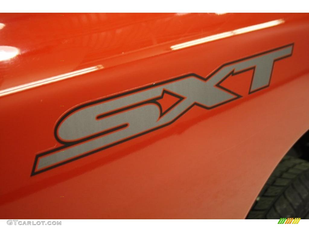 2008 Ram 1500 SXT Quad Cab 4x4 - Flame Red / Medium Slate Gray photo #40
