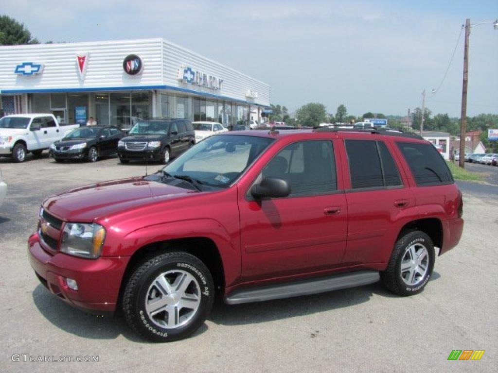 2006 TrailBlazer LT 4x4 - Red Jewel Tint Coat / Light Gray photo #1