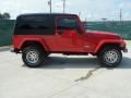 2004 Flame Red Jeep Wrangler Unlimited 4x4  photo #2