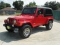 2004 Flame Red Jeep Wrangler Unlimited 4x4  photo #7