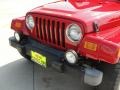 2004 Flame Red Jeep Wrangler Unlimited 4x4  photo #11