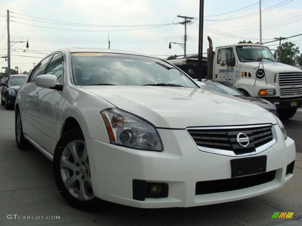 Winter Frost Pearl Nissan Maxima