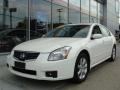 2007 Winter Frost Pearl Nissan Maxima 3.5 SL  photo #3