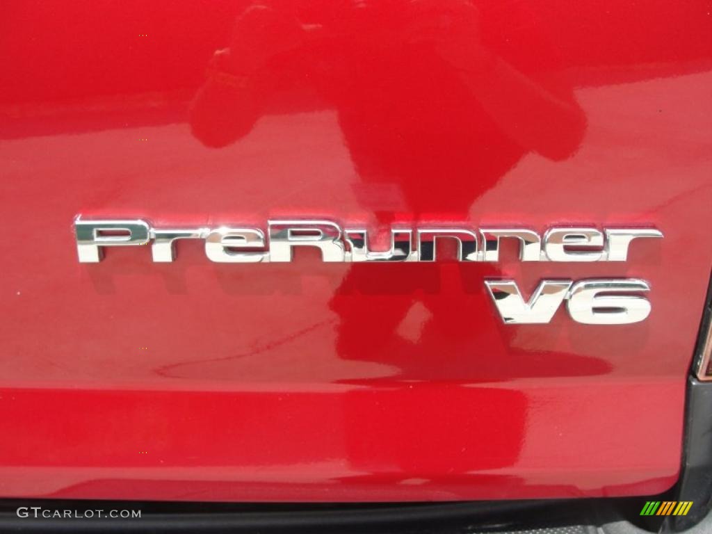 2007 Tacoma V6 PreRunner Double Cab - Impulse Red Pearl / Graphite Gray photo #23