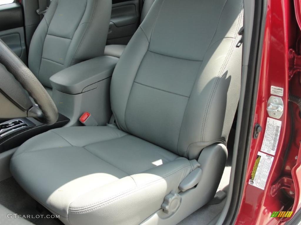 2007 Tacoma V6 PreRunner Double Cab - Impulse Red Pearl / Graphite Gray photo #40