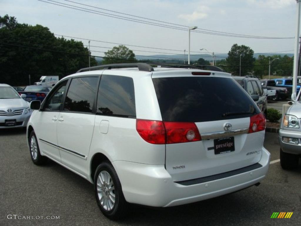 2008 Sienna Limited AWD - Natural White / Stone photo #4