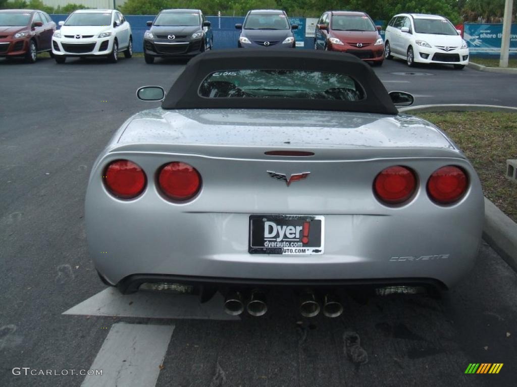 2011 Corvette Grand Sport Convertible - Blade Silver Metallic / Ebony Black/Titanium photo #5