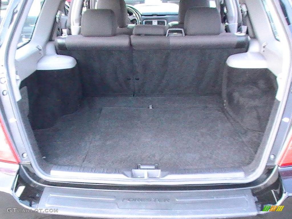 2005 Forester 2.5 XT - Obsidian Black Pearl / Off Black photo #13