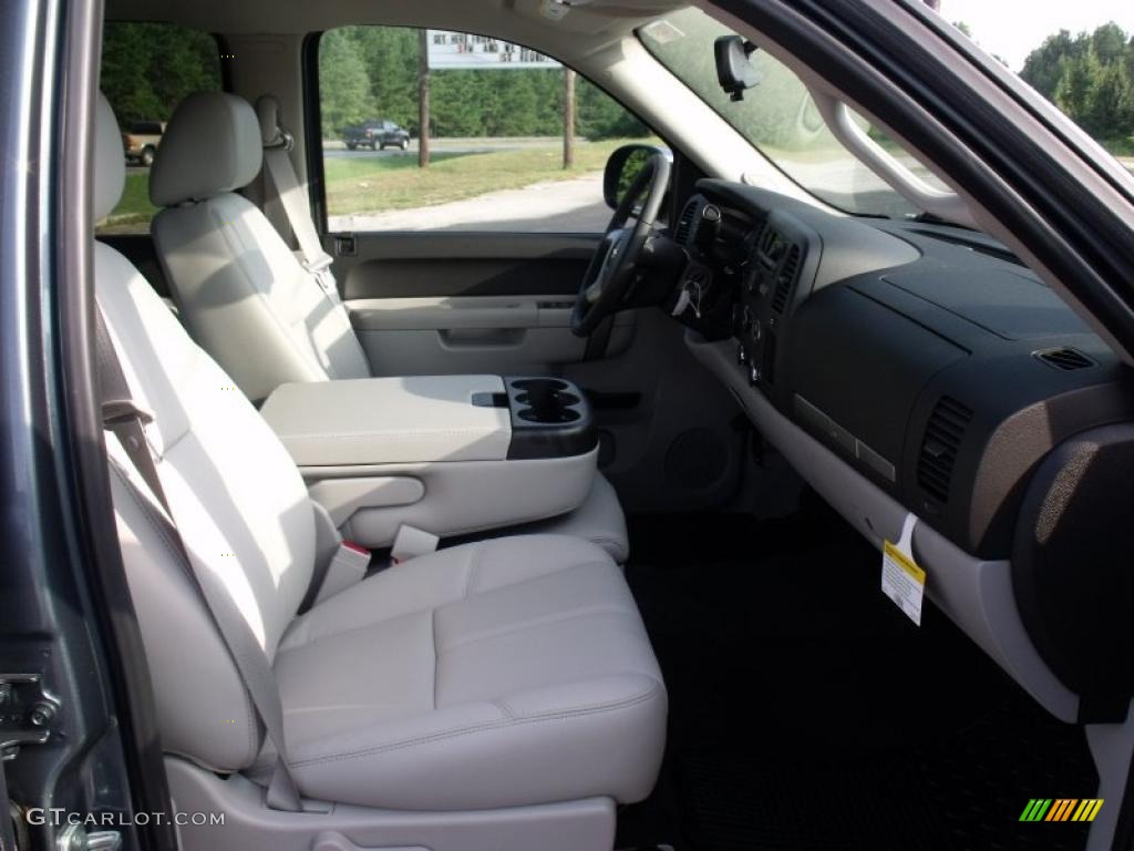 2010 Silverado 1500 LT Crew Cab 4x4 - Blue Granite Metallic / Light Titanium/Ebony photo #14