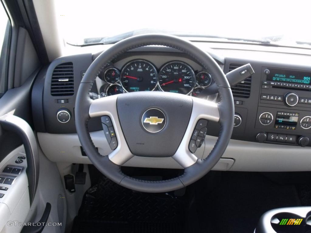 2010 Silverado 1500 LT Crew Cab 4x4 - Blue Granite Metallic / Light Titanium/Ebony photo #16