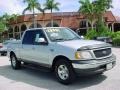 2001 Silver Metallic Ford F150 XLT SuperCrew  photo #1