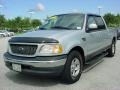 2001 Silver Metallic Ford F150 XLT SuperCrew  photo #9