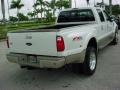 White Platinum Metallic Tri Coat - F450 Super Duty King Ranch Crew Cab 4x4 Dually Photo No. 4