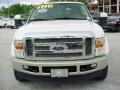 White Platinum Metallic Tri Coat - F450 Super Duty King Ranch Crew Cab 4x4 Dually Photo No. 11