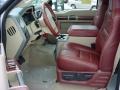 White Platinum Metallic Tri Coat - F450 Super Duty King Ranch Crew Cab 4x4 Dually Photo No. 14