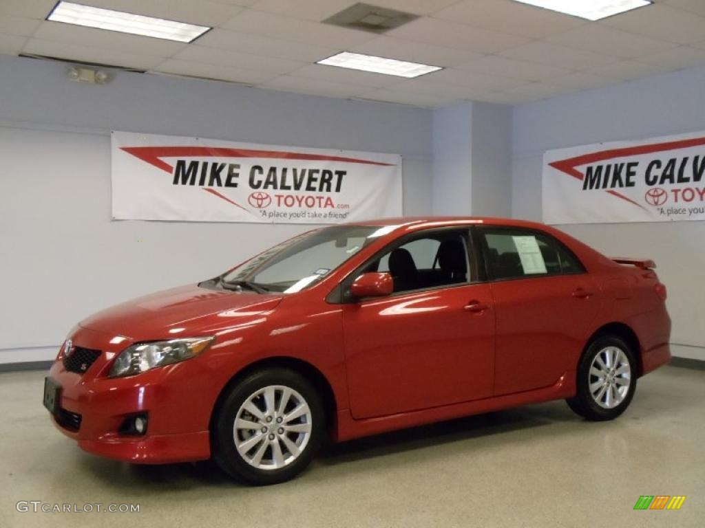 2009 Corolla  - Barcelona Red Metallic / Dark Charcoal photo #3