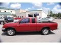 2000 Salsa Red Nissan Frontier XE Extended Cab  photo #2