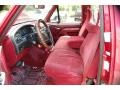 1995 Electric Currant Red Pearl Ford F150 XL Regular Cab  photo #4