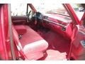 1995 Electric Currant Red Pearl Ford F150 XL Regular Cab  photo #8