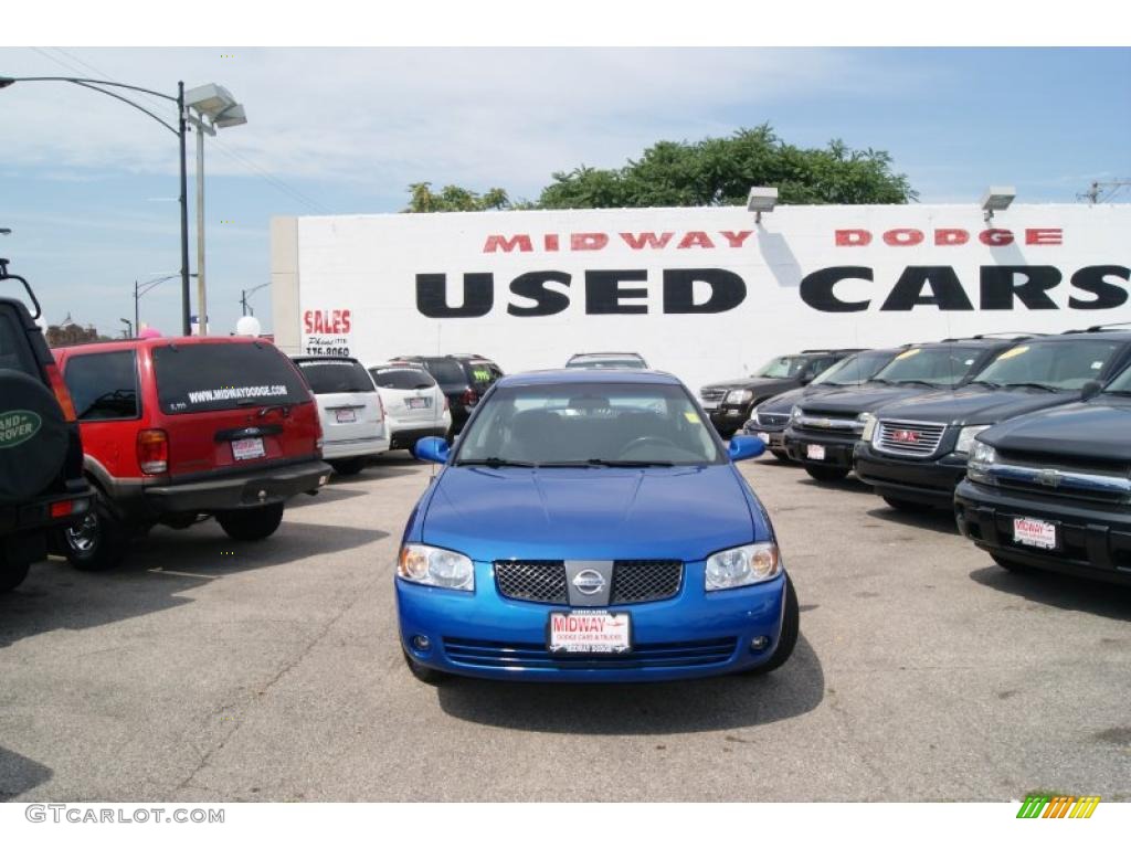 2006 Sentra 1.8 S Special Edition - Sapphire Blue Metallic / Charcoal photo #1