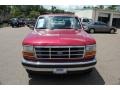 1995 Electric Currant Red Pearl Ford F150 XL Regular Cab  photo #11