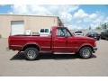 1995 Electric Currant Red Pearl Ford F150 XL Regular Cab  photo #12