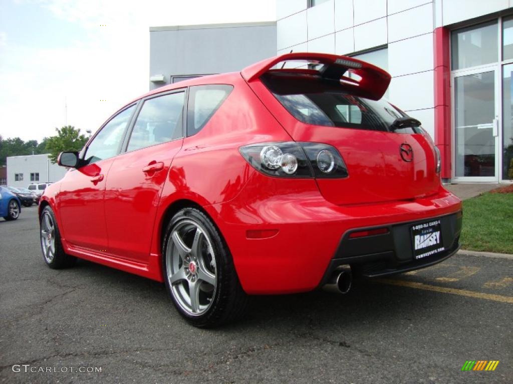 2009 MAZDA3 MAZDASPEED3 Grand Touring - True Red / Black photo #4