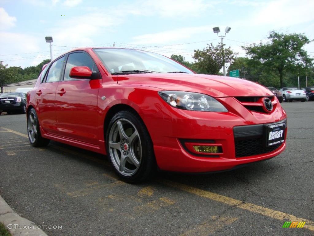 2009 MAZDA3 MAZDASPEED3 Grand Touring - True Red / Black photo #8