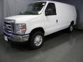 Oxford White 2010 Ford E Series Van E350 XL Commericial
