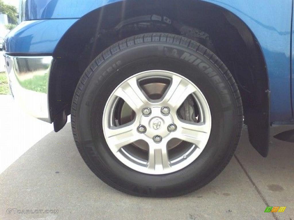 2007 Tundra SR5 Double Cab 4x4 - Blue Streak Metallic / Black photo #3