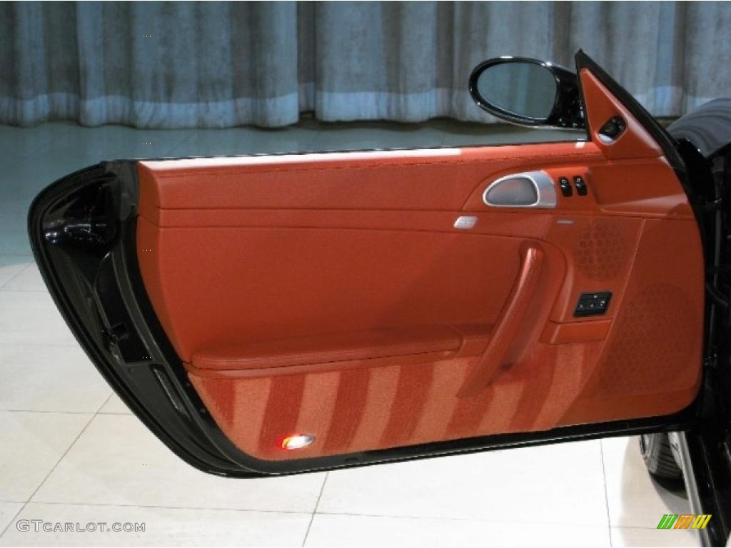 2007 911 Turbo Coupe - Basalt Black Metallic / Terracotta photo #12