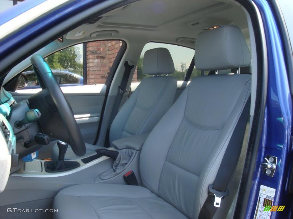2007 3 Series 335i Sedan - Montego Blue Metallic / Grey photo #10