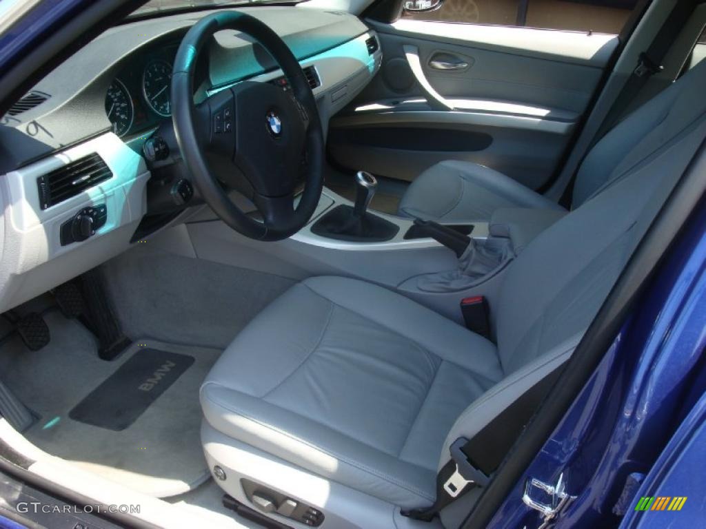 2007 3 Series 335i Sedan - Montego Blue Metallic / Grey photo #11