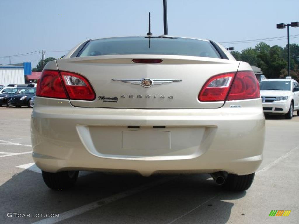 2010 Sebring Limited Sedan - White Gold / Medium Pebble Beige/Cream photo #4