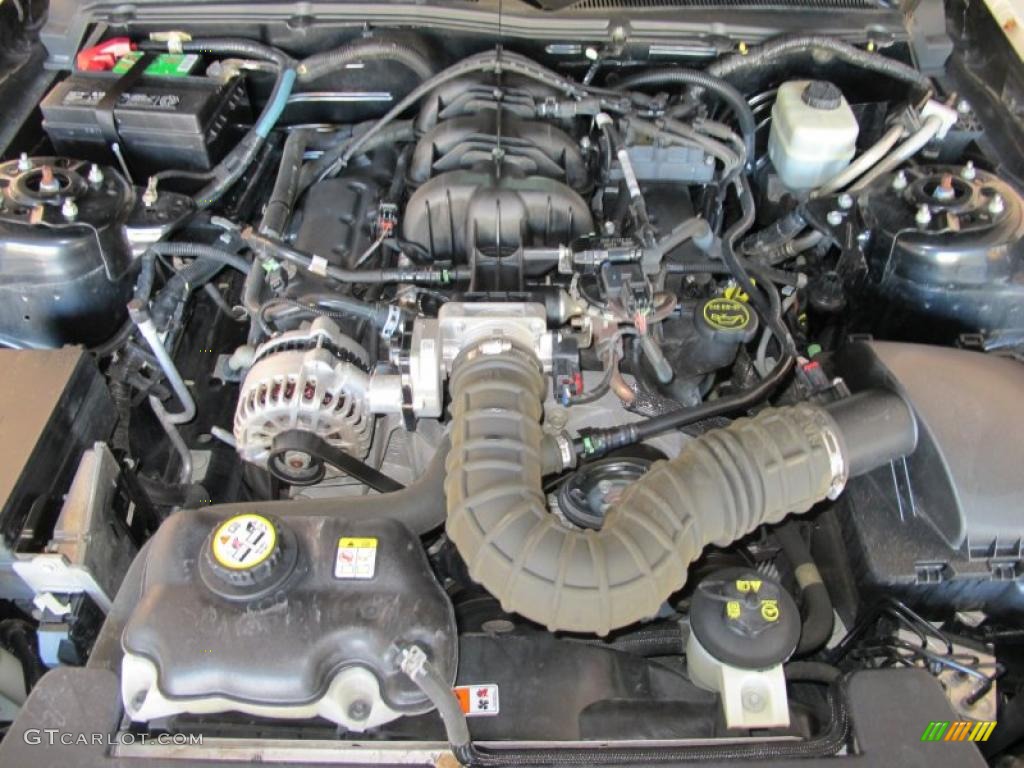 2006 Mustang V6 Premium Coupe - Black / Light Graphite photo #24