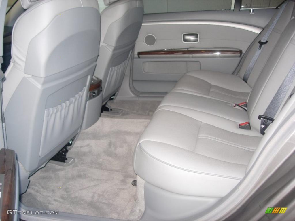 2008 7 Series 750Li Sedan - Sterling Grey Metallic / Flannel Grey photo #15
