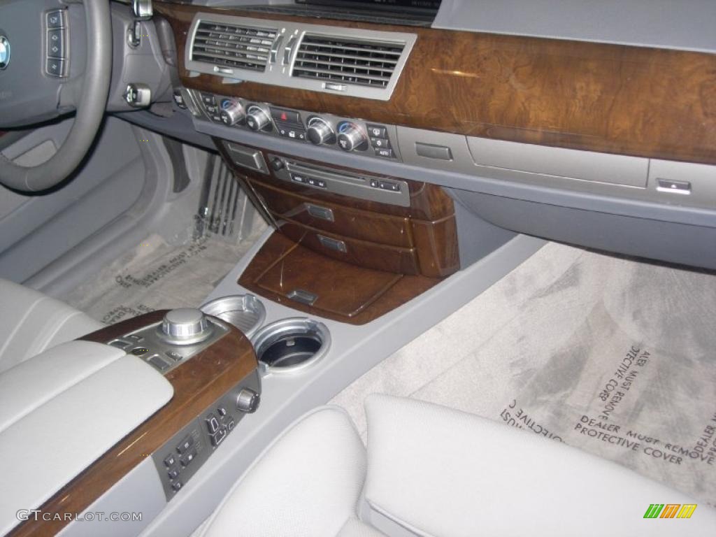 2008 7 Series 750Li Sedan - Sterling Grey Metallic / Flannel Grey photo #17
