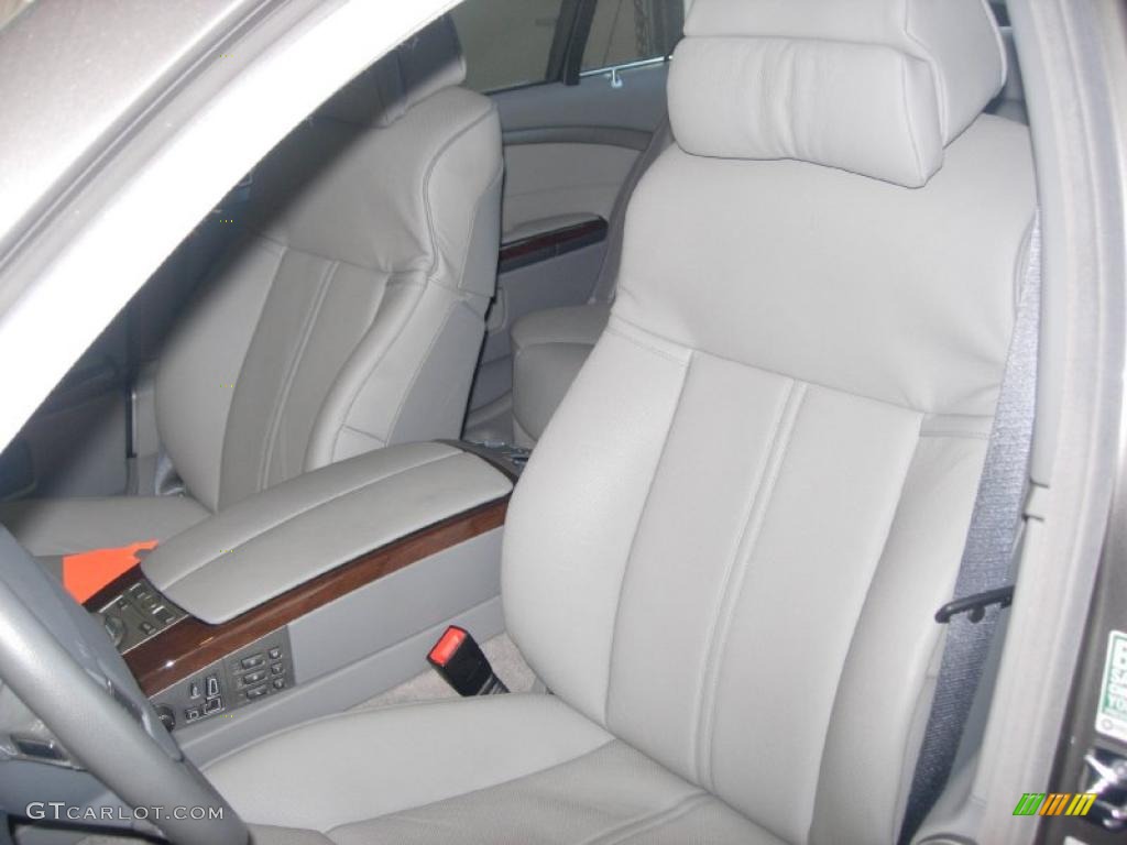 2008 7 Series 750Li Sedan - Sterling Grey Metallic / Flannel Grey photo #19