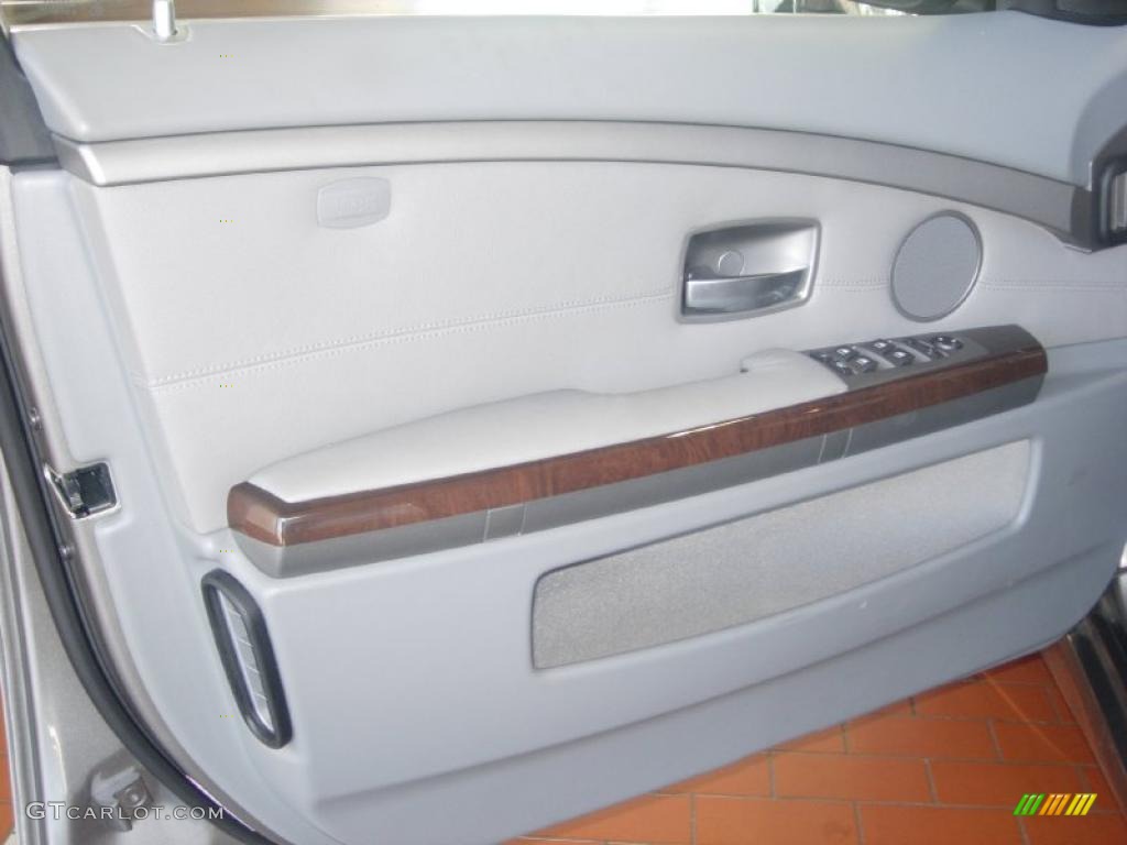 2008 7 Series 750Li Sedan - Sterling Grey Metallic / Flannel Grey photo #22