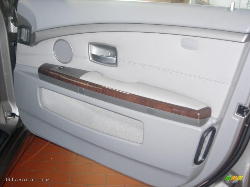 2008 7 Series 750Li Sedan - Sterling Grey Metallic / Flannel Grey photo #23