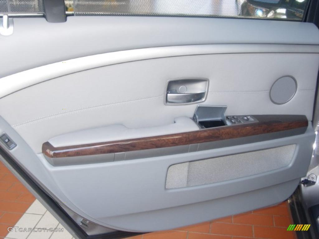 2008 7 Series 750Li Sedan - Sterling Grey Metallic / Flannel Grey photo #24