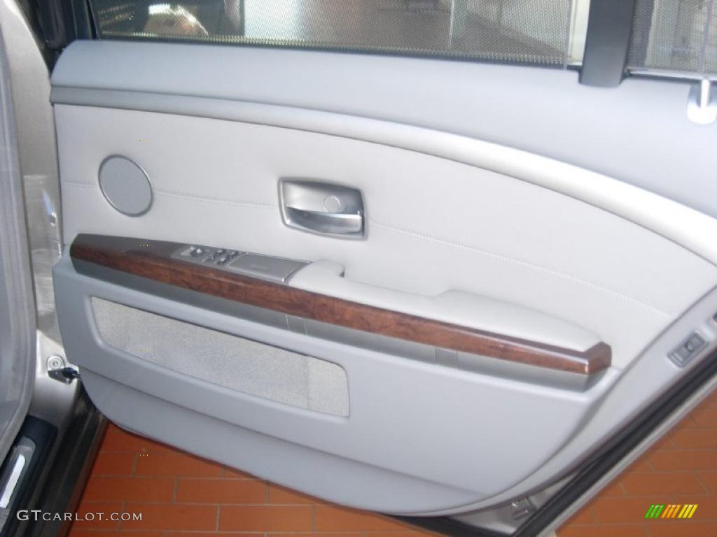 2008 7 Series 750Li Sedan - Sterling Grey Metallic / Flannel Grey photo #25