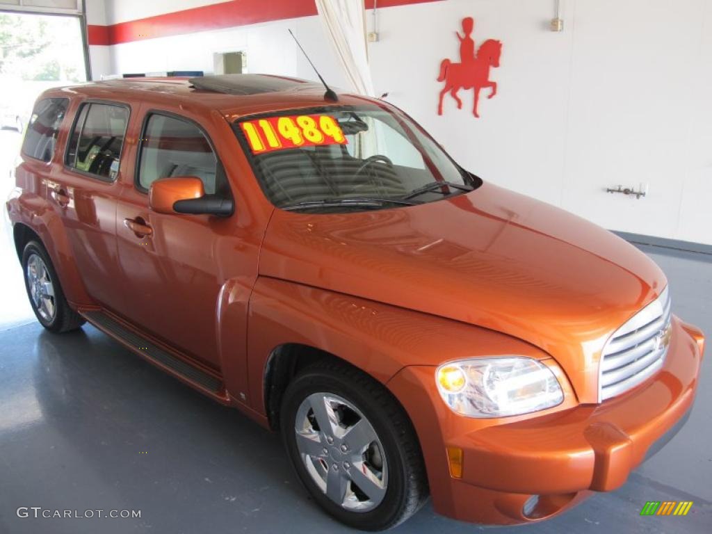 2008 HHR LT - Sunburst Orange II Metallic / Ebony Black photo #1