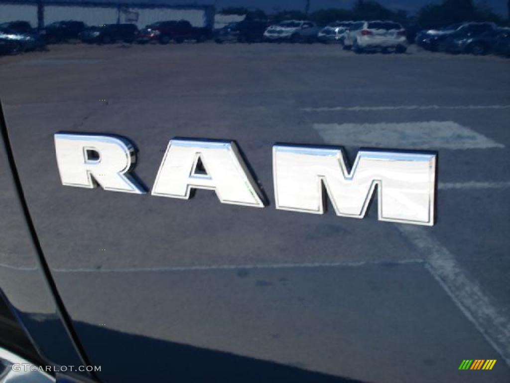 2008 Ram 1500 Big Horn Edition Quad Cab 4x4 - Patriot Blue Pearl / Medium Slate Gray photo #30