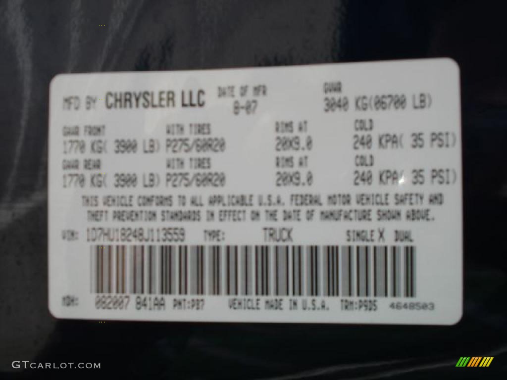 2008 Ram 1500 Big Horn Edition Quad Cab 4x4 - Patriot Blue Pearl / Medium Slate Gray photo #35