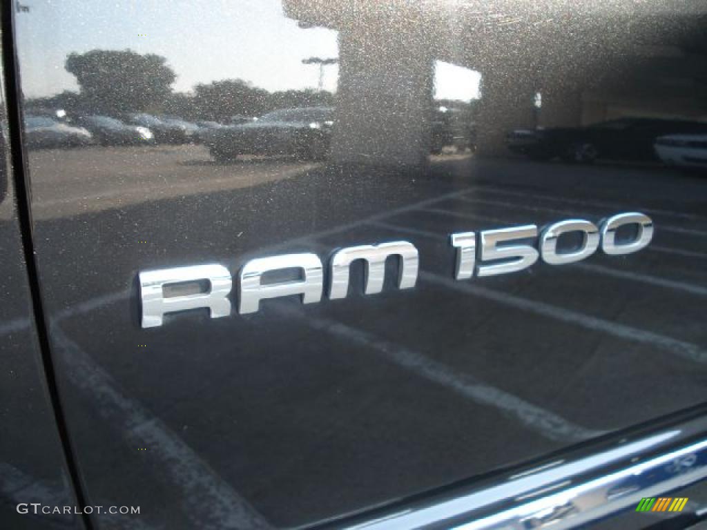 2006 Ram 1500 Laramie Quad Cab 4x4 - Brilliant Black Crystal Pearl / Medium Slate Gray photo #34