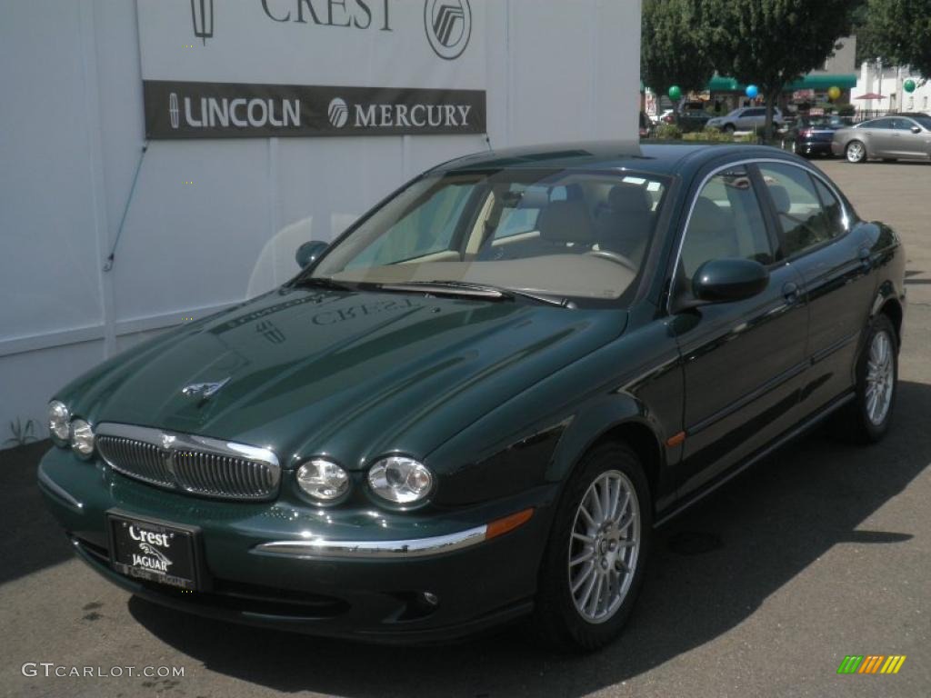 2006 X-Type 3.0 - British Racing Green / Champagne photo #1